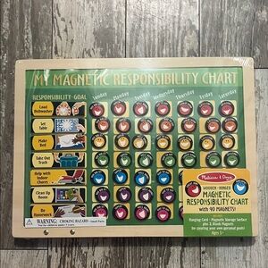 Melissa & Doug Colorful Magnetic Responsibility Chart